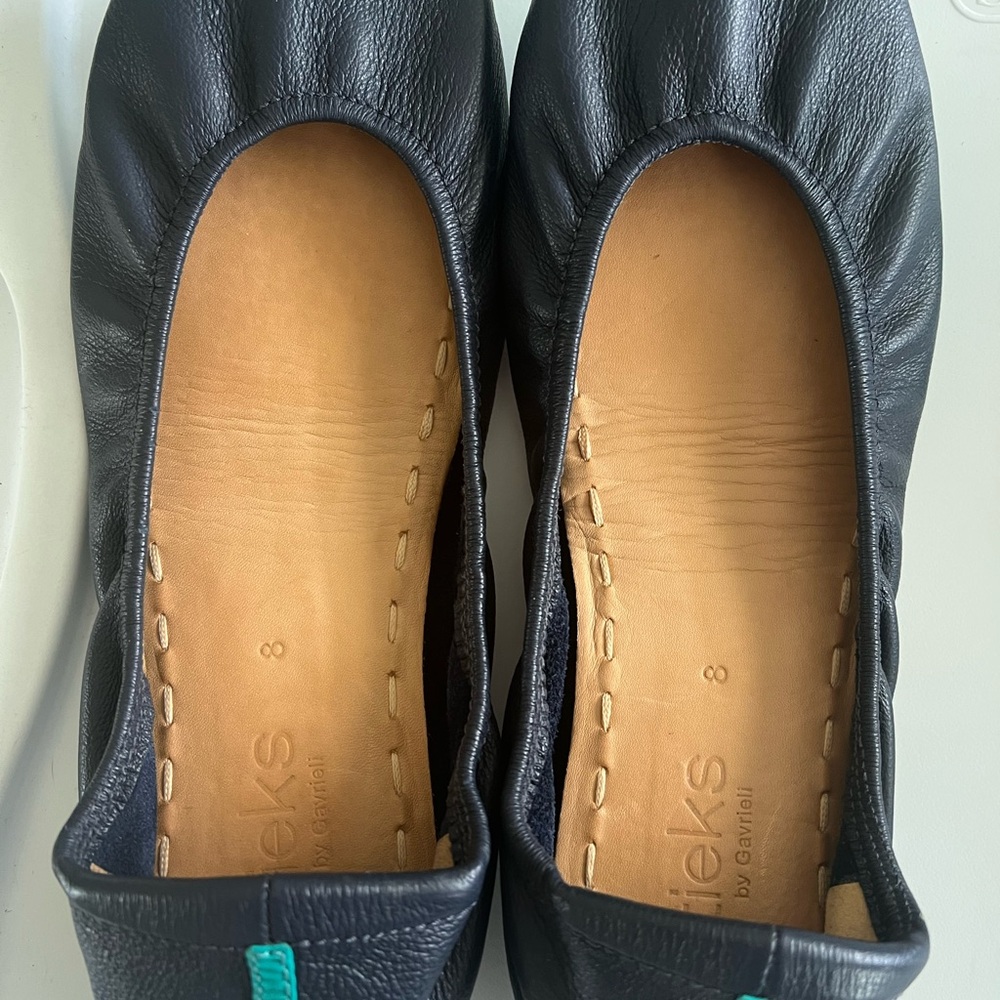 Tieks size 8 Navy Blue